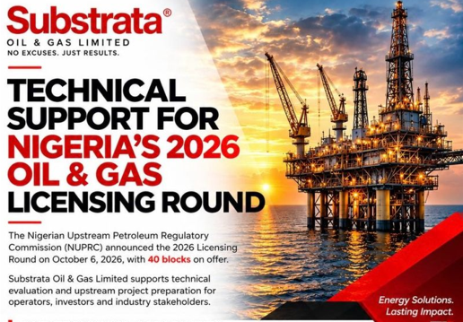 Substrata technical services for Nigeria's 2026 Oil and Gas Licensing Round