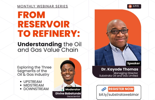 Substrata webinar on understanding the oil and gas value chain.